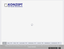 Tablet Screenshot of konzept-metallbau.de